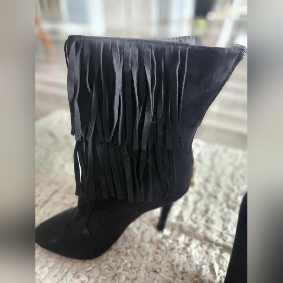 Bucco heeled fringe boots - Picture 1 of 9